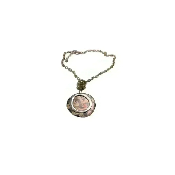 leopard Design Disk with golden chain Vintage - Picture 3 of 4
